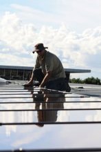 thin film amorphous silicon solar panel