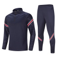 Aangepaste wintersportkleding trainingspak met halve rits