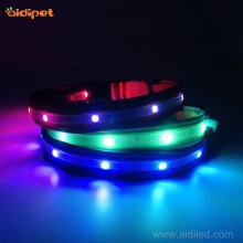 Best USB Rechargeable RGB Led Rainbow Dog Collar