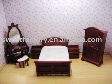 Dolls house mini child furniture- bedroom set