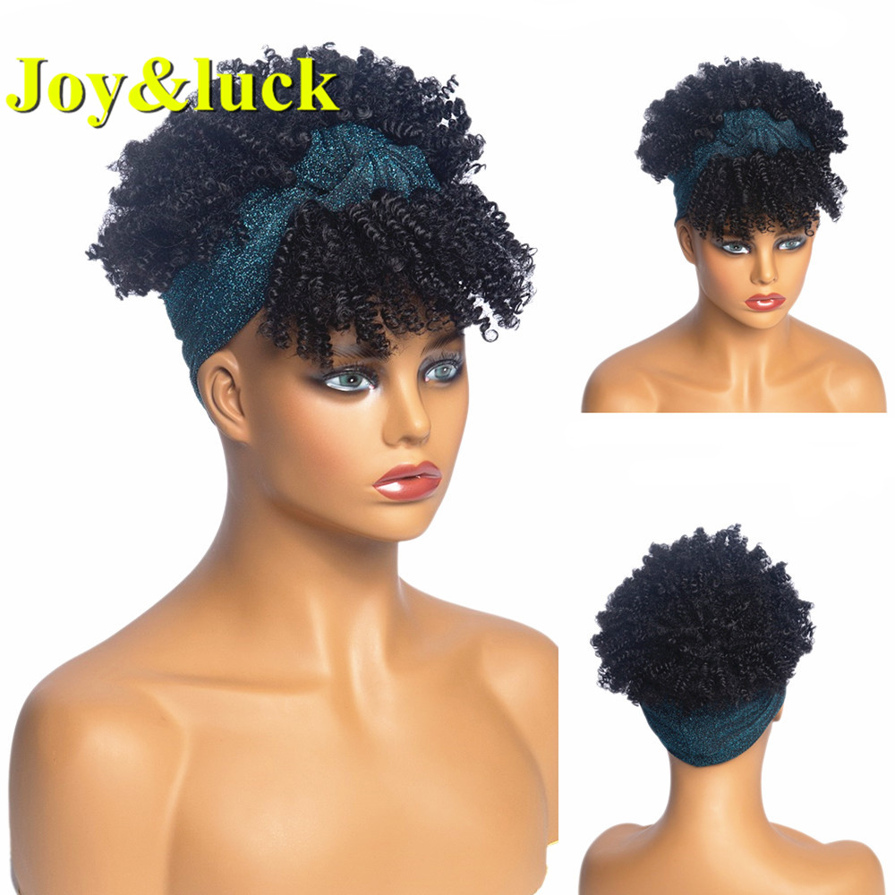 Head Band Wholesale Scarf Wig Wavy Ladies Hair Long Natural Body Waves Headband Wigs for Black Women Synthetic Hair Wigs