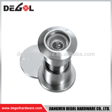 Stainless steel peephole door scope viewer