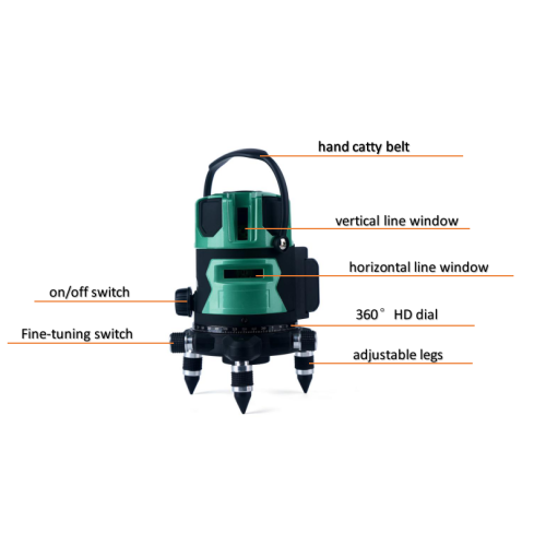 High precision green light leveling instrument