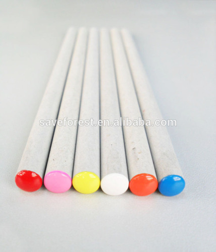 China pencil factory Candy color pencil sharpen and dip top pencil