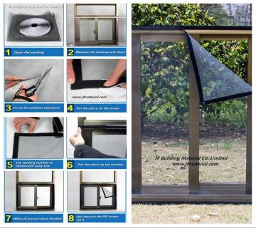 DIY Magnetic Insect Window Screen