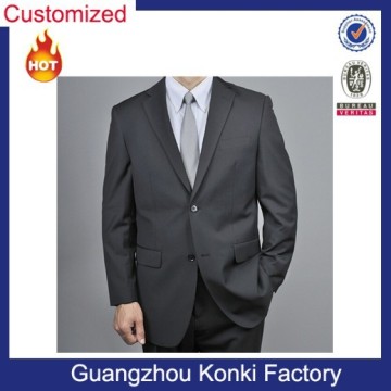 Men's Black 2-button Suit