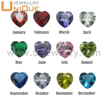 2014 the most popular hot selling fashion birth stone for locket(A0191)