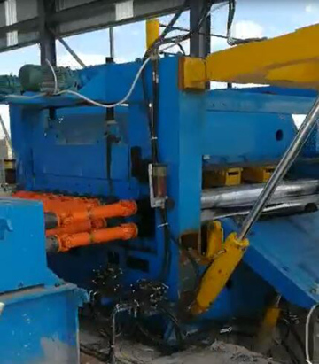 High speed STS coil cut to length machine