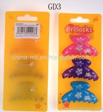 Lovely Colors Plastic Hair Claws?