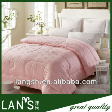 satin embroidered cashmere filling bedspread