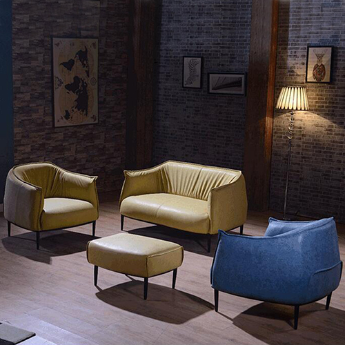 Leather Single Lounge Sofa