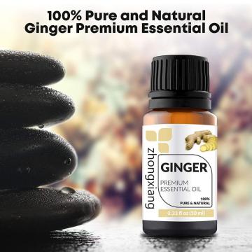 100% pure ginger essential oil for body care