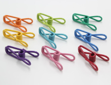 Multicolor Christmas Potato Chip Bags with Vegetable Clips