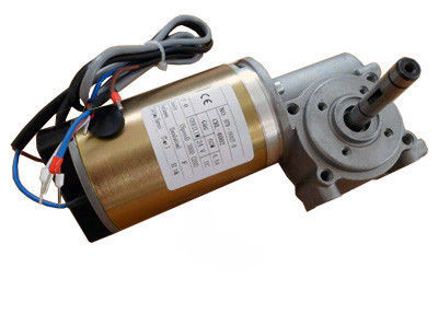 Brush Dc Motor For Sliding Door Motor, Yellow With Encoder 24vdc 60w