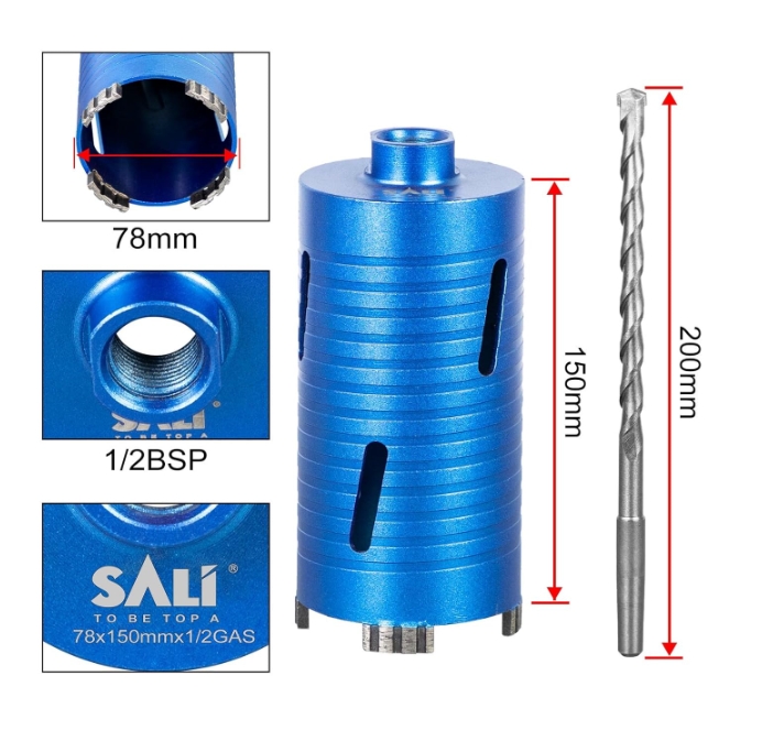 Gyémánt száraz magfúró (3) Diamond Dry Core Bit (3)