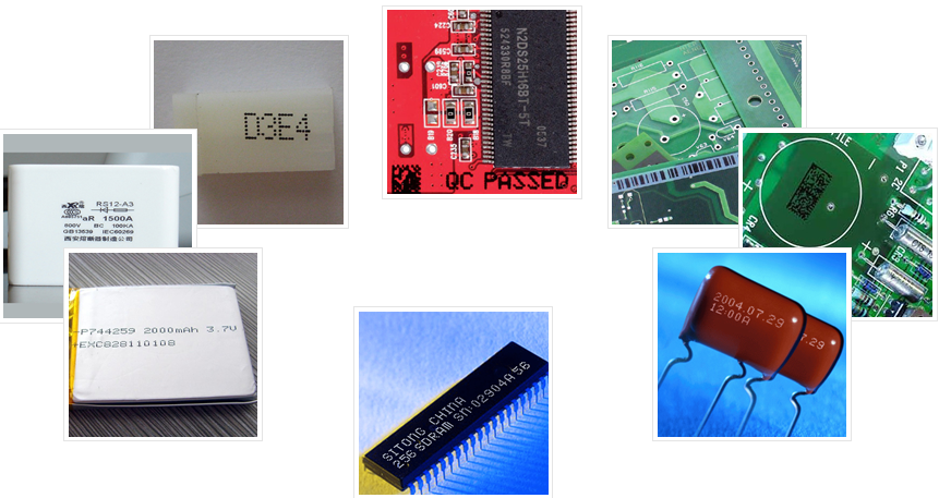 model number printer for electronic components sample