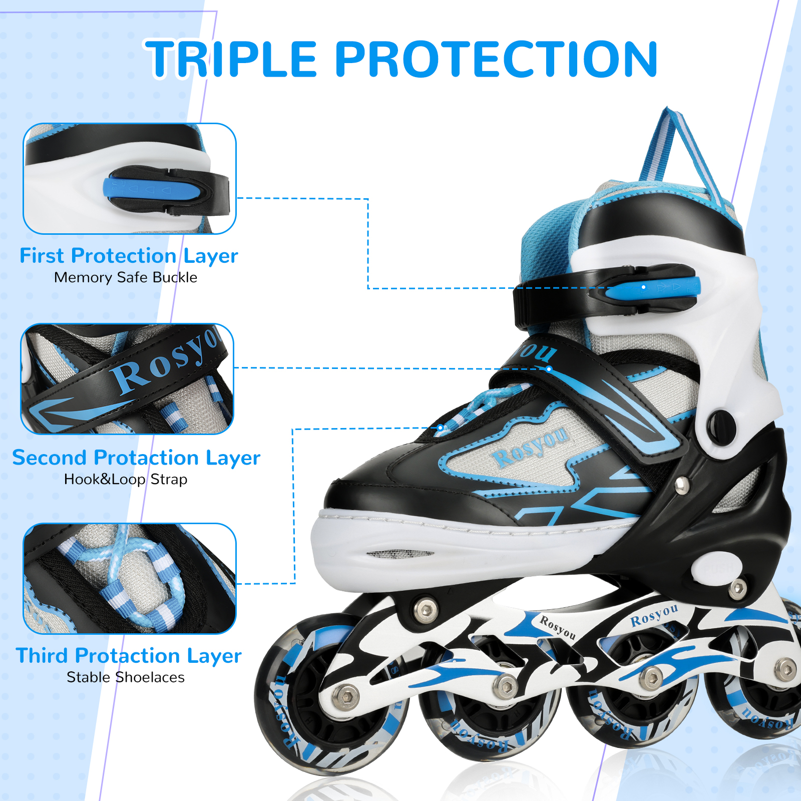 بريق مع LED Light Up Wheels عالي الجودة في الهواء الطلق لعب البائع الساخن الرياضي للأطفال أحذية التزلج على التزلج