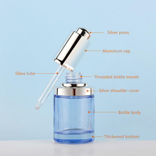 30ml round shape glass dropper bottle