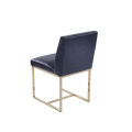 Emery Side Dining Chair Black Leather Collection