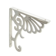Decorative Cast Iron White Wall Shelving Bracket