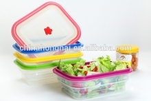 fresh keeping functional foldable food storage ,silicone fresh container,picnic lunch box