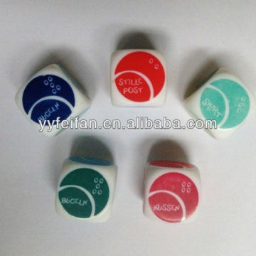 nontransparent poker dice dice factory with good quality