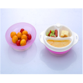 Baby PP Tableware Double Layer Heat Resistant Bowl