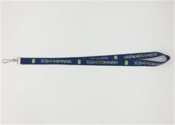 One Color Neck Silk Screen Lanyards For Staff