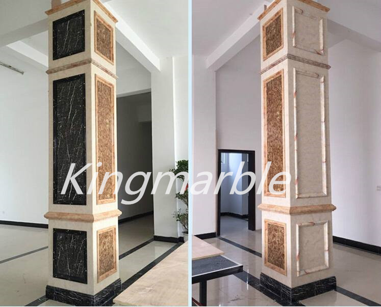 marble grain prefabricated interior wall uv panel