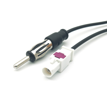 Fakra to Din Car Radio Antenna Pigtail Cable