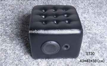 Leather/fabric Folding Storage Ottoman