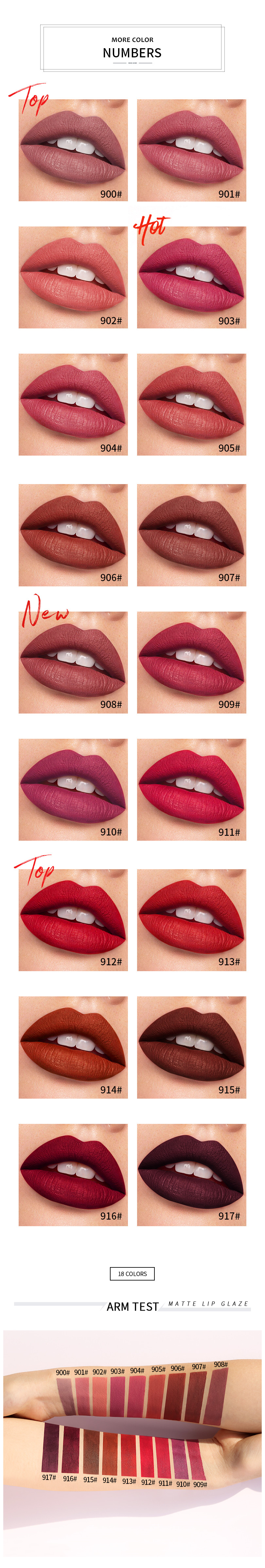 OEM Vegan Nude Liquid Lipstick Matte Waterproof Wholesale Matte Liquid Lipcolor