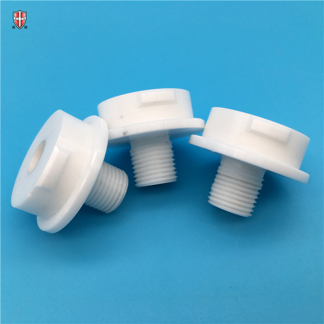 precision customized zirconia ceramic threaded components