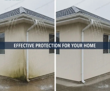 OEM Sleek White Guttering for Eco-Resorts Tropical Greenhouse Gutters