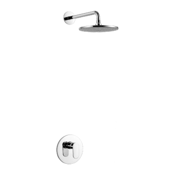 Shower set for concealed installation