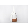 Fancy Stylish High-capacity Cowhide Bucket Bag For Girls