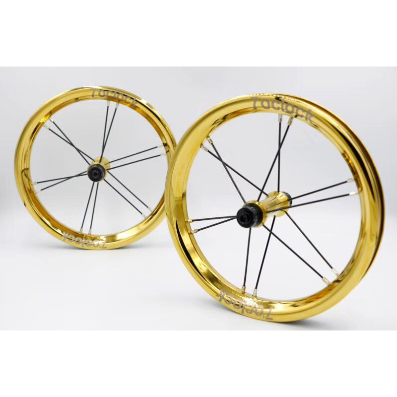 aluminum Wheels Al6061 Bearing Version different surface treatment 12 inches bike rims Bike Wheel Set