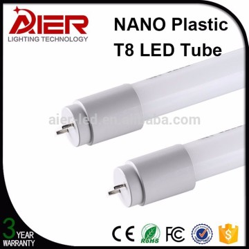 2017 Latest new material Nano Platic T8 led tube light