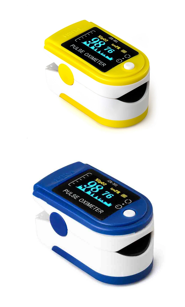 OLED Digital Display Oximetro Rechargeable Fingertip Pulse Oximeter