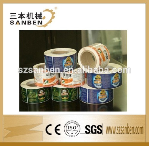 Shenzhen manufacturer wine laber sticker, product label sticker printing