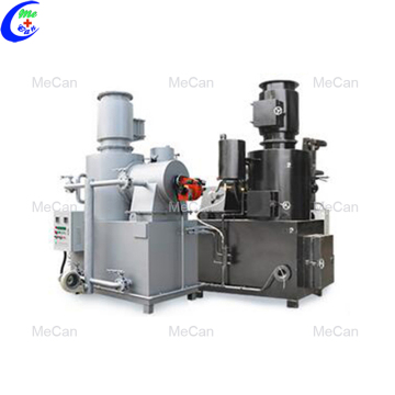 Smokeless sanitary medical waste solid incinerator