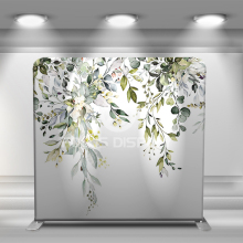 botanical garden 8ft portable fabric backdrops stands