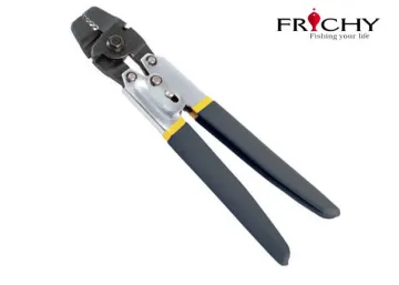 1.0 - 1.5mm Stainless Steel Fishing Crimping Pliers Tool With Cutter, 4 Crimp Sizes