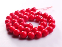 12MM Round Red Coral Gemstone Beads for DIY Jewelry