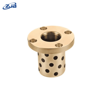 High quality self-lubricating bearing Graphite bushings Oil-free linear copper alloy mechanical oil-free guide bushings