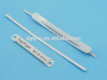 2014 hotsell PVC plastic paper fasten/binder clip mechanism/ clip for paper with high quality