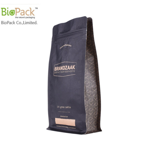 Ziplock Biodegradable Cornstarch Coffee Bag Packaging Velkoobchod z Číny