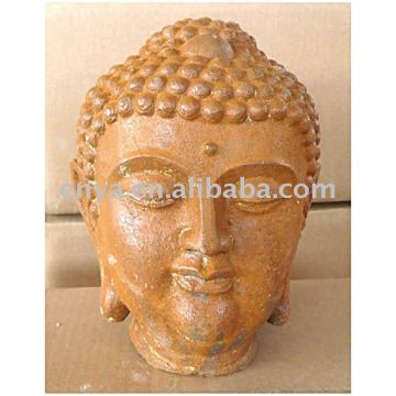 Metal Buddha Head Statue, religious crafts