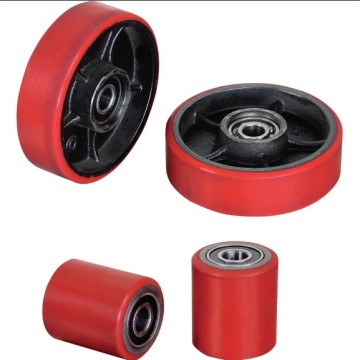 Polyurethane Pallet Truck Jack Rollers & Wheels