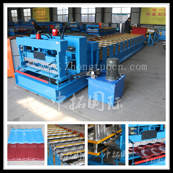 Macchina per la formatura di rulli per piastrelle smaltate (4) Glazed tile roll forming machine (4)